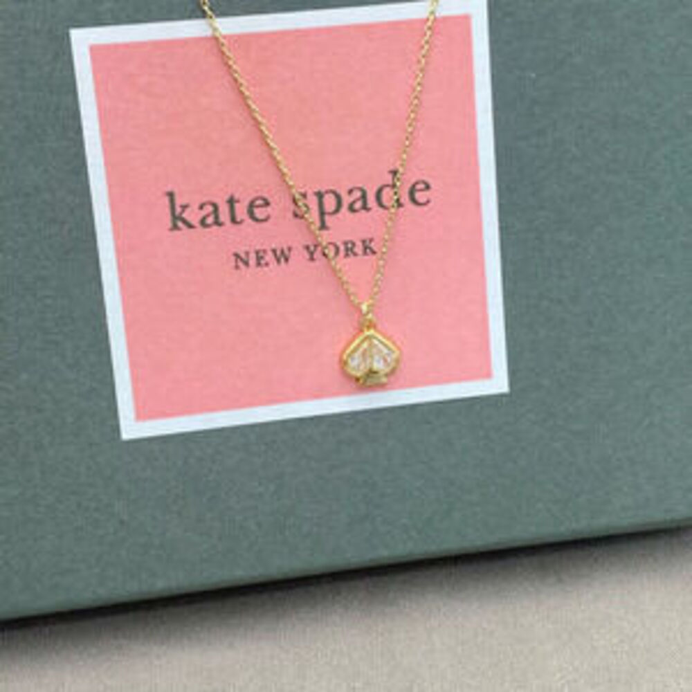 kate spade Heart CZ Necklace